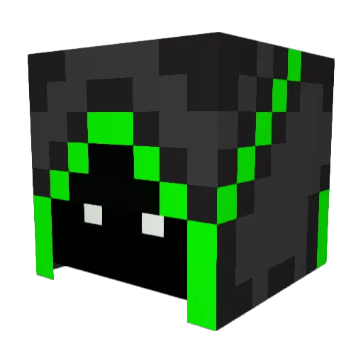 PlanetStreets Minecraft avatar head, 3D render