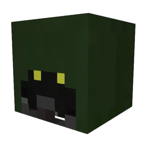 Planet_09 Minecraft avatar head, 3D render