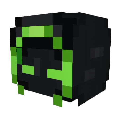 Planetforce Minecraft avatar head, 3D render