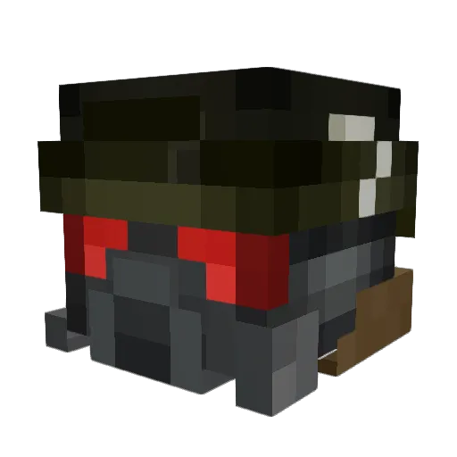 Planoto Minecraft avatar head, 3D render