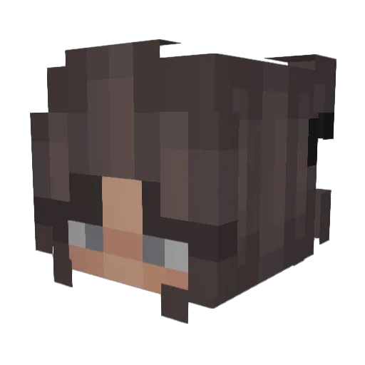 PlantDaddyyy Minecraft avatar head, 3D render