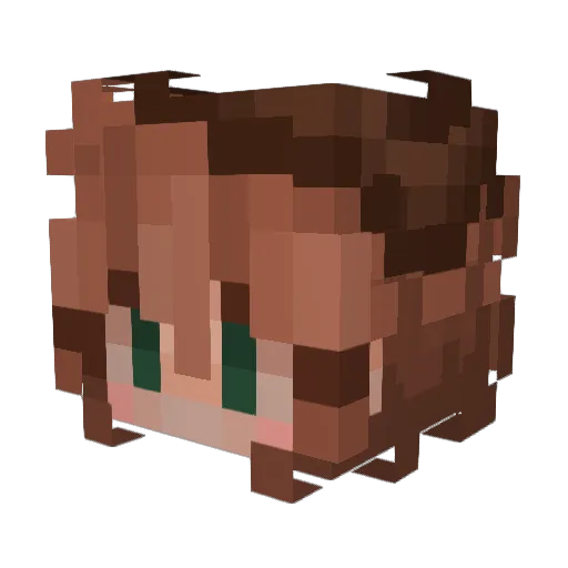 Plant_LM Minecraft avatar head, 3D render