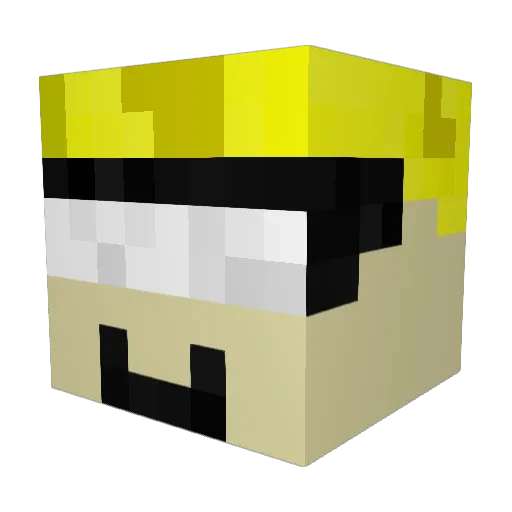 Plant_butcher Minecraft avatar head, 3D render