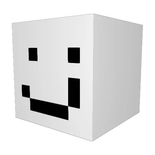PlantedQuasar61 Minecraft avatar head, 3D render