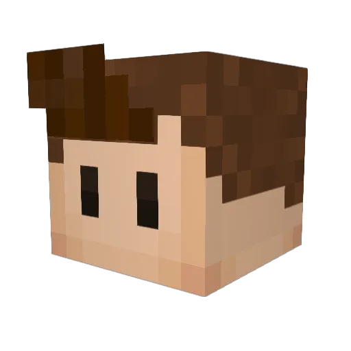 Planteo Minecraft avatar head, 3D render