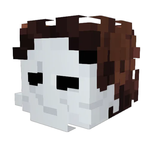 Plantureux Minecraft avatar head, 3D render
