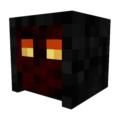 Plaomixity Minecraft avatar head, 3D render
