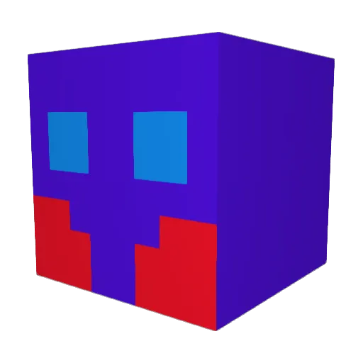 Plapa588 Minecraft avatar head, 3D render