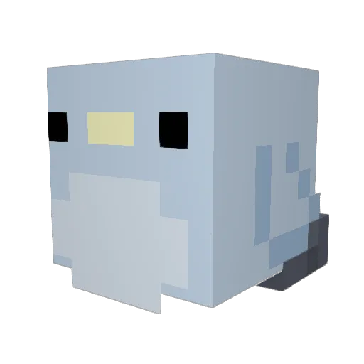 Plaschke Minecraft avatar head, 3D render