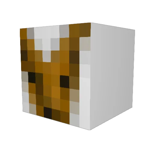 Plasma70 Minecraft avatar head, 3D render