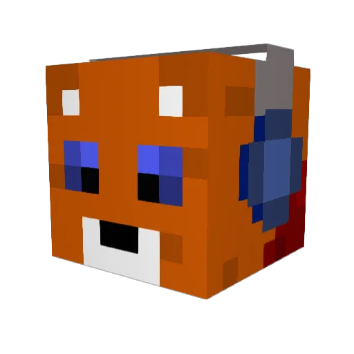 PlasmaP8000 Minecraft avatar head, 3D render