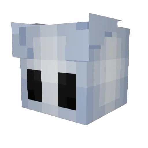 Plasma_201 Minecraft avatar head, 3D render