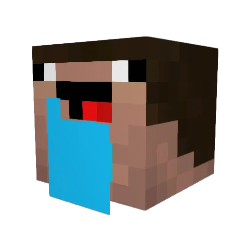 Plasma_KP Minecraft avatar head, 3D render
