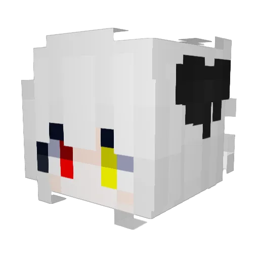 Plasma___4004 Minecraft avatar head, 3D render