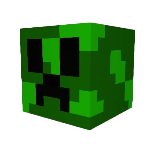 Plasmabomb007 Minecraft avatar head, 3D render