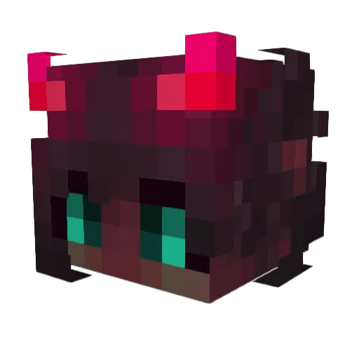 Plasmiky Minecraft avatar head, 3D render