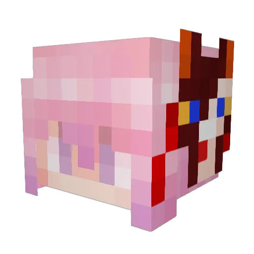 Plasmy271 Minecraft avatar head, 3D render