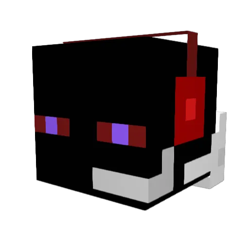 PlasticFrog132 Minecraft avatar head, 3D render