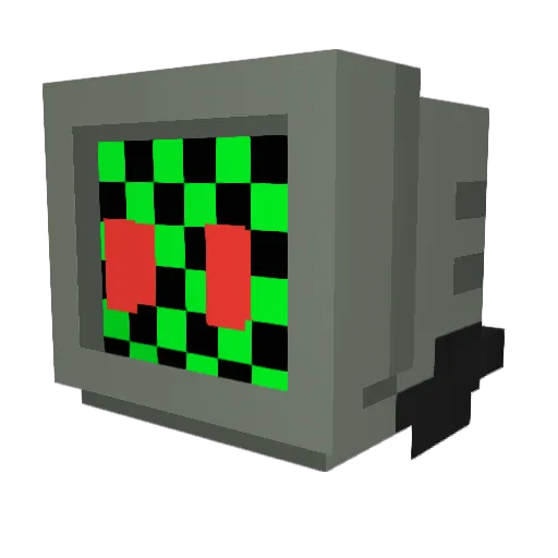 PlasticSoul Minecraft avatar head, 3D render