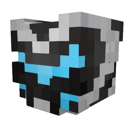 Platanuki Minecraft avatar head, 3D render