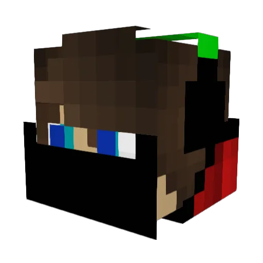 Plateypuse Minecraft avatar head, 3D render