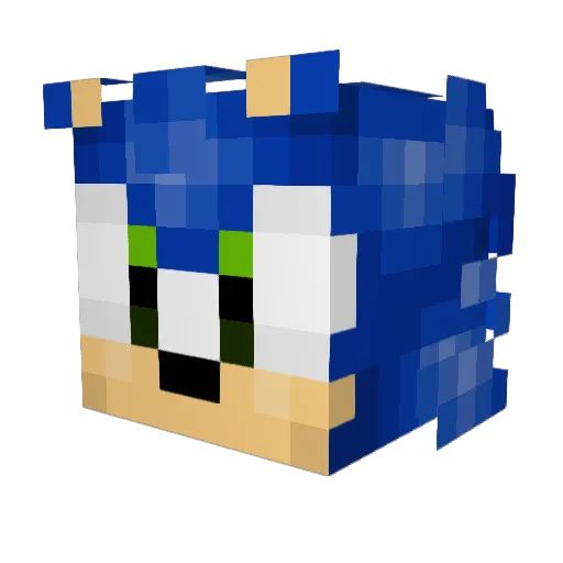 Platinum0623 Minecraft avatar head, 3D render