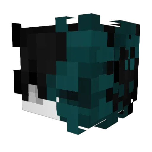 PlatinumStar15 Minecraft avatar head, 3D render