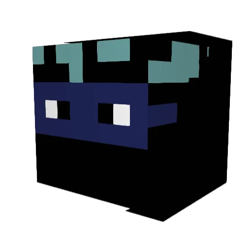 PlatonS Minecraft avatar head, 3D render