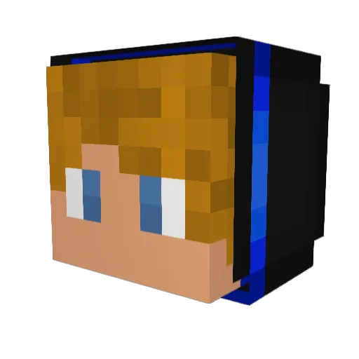 Platon_1337 Minecraft avatar head, 3D render