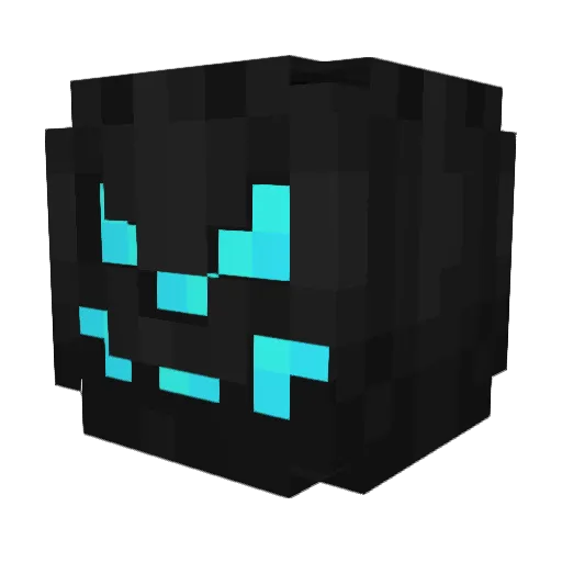Plattenladen Minecraft avatar head, 3D render