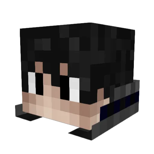 Plattyy69 Minecraft avatar head, 3D render