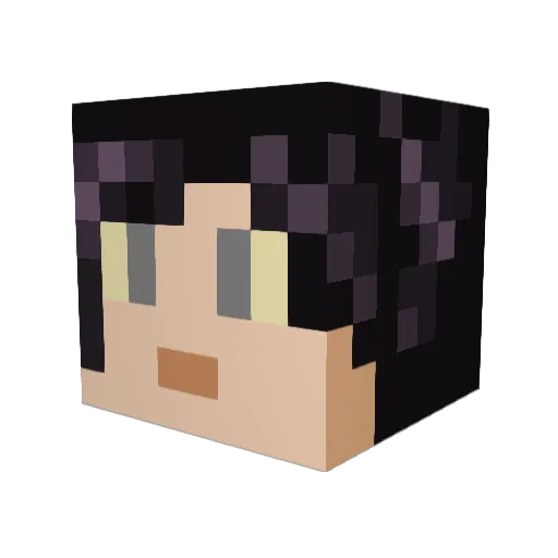 Platypus_Pants Minecraft avatar head, 3D render