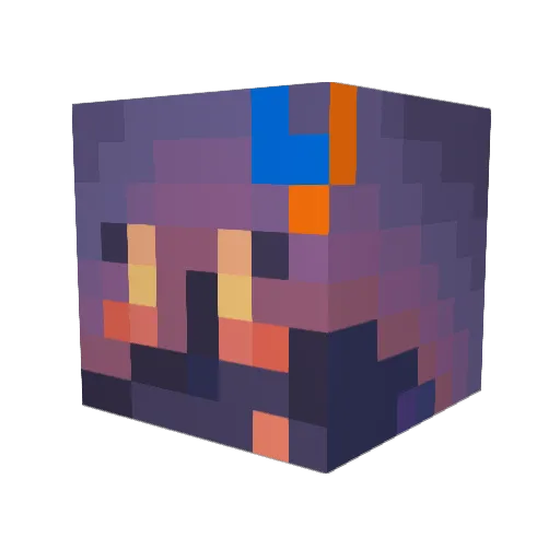 Platypus_XD Minecraft avatar head, 3D render