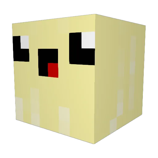 PlatyusSquad05 Minecraft avatar head, 3D render