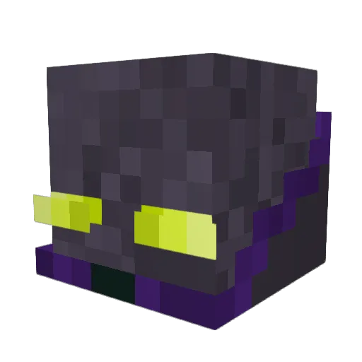 Plaxezity Minecraft avatar head, 3D render