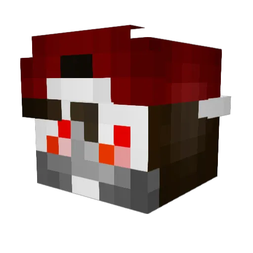 Play4ik Minecraft avatar head, 3D render