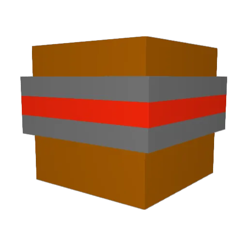 PlayCraft_HD Minecraft avatar head, 3D render