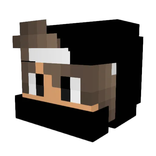 PlayLikeIngvar Minecraft avatar head, 3D render