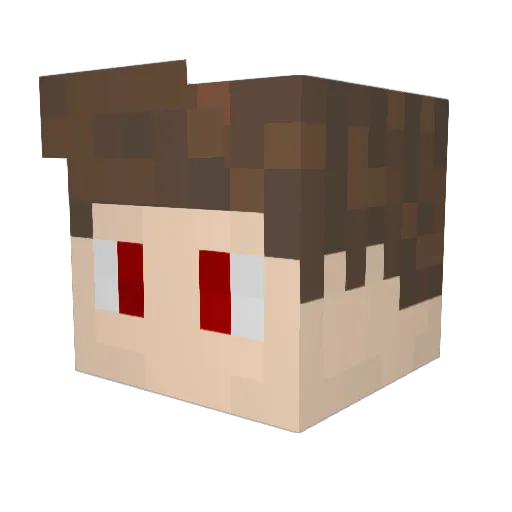 PlayLikeOgnjen_ Minecraft avatar head, 3D render