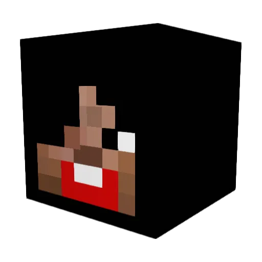 PlayMeFretless Minecraft avatar head, 3D render