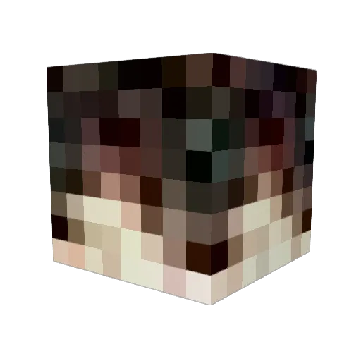 PlayStrike Minecraft avatar head, 3D render