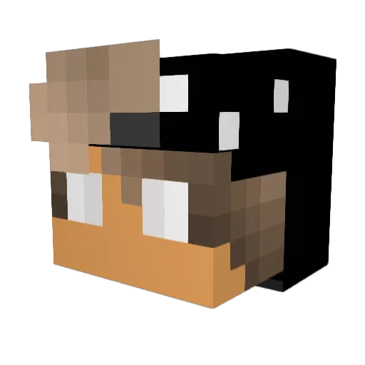 Play_Galo Minecraft avatar head, 3D render