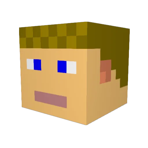 Play_it3110 Minecraft avatar head, 3D render