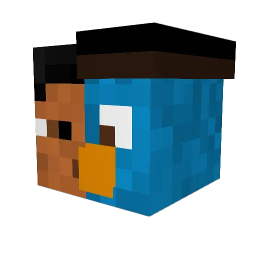 Playboi_Nate Minecraft avatar head, 3D render