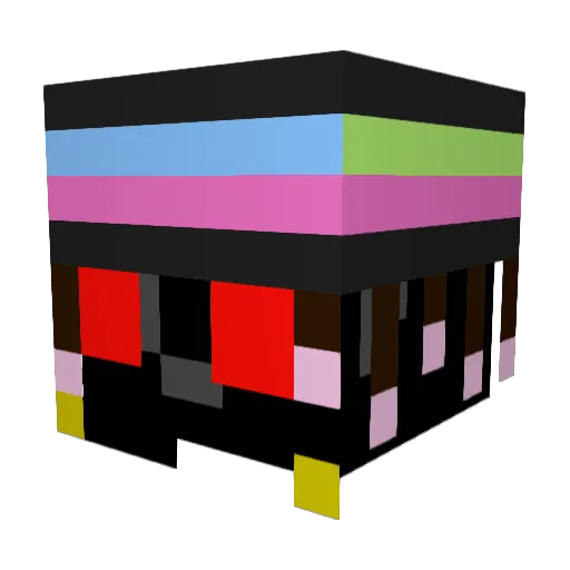 Playboij94 Minecraft avatar head, 3D render