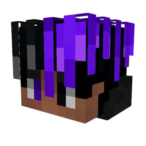 Playboiramiz Minecraft avatar head, 3D render
