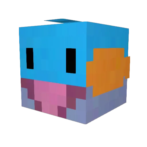 PlayedDan Minecraft avatar head, 3D render
