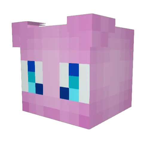 Player140 Minecraft avatar head, 3D render