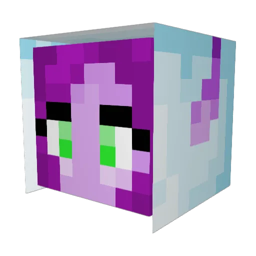 Player4392 Minecraft avatar head, 3D render