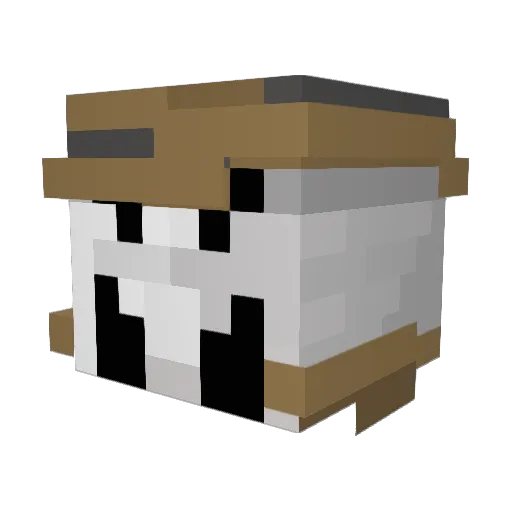 Player4ph Minecraft avatar head, 3D render